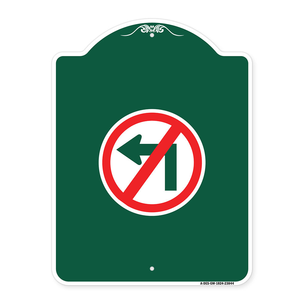 No Left Turn (Graphic Only)