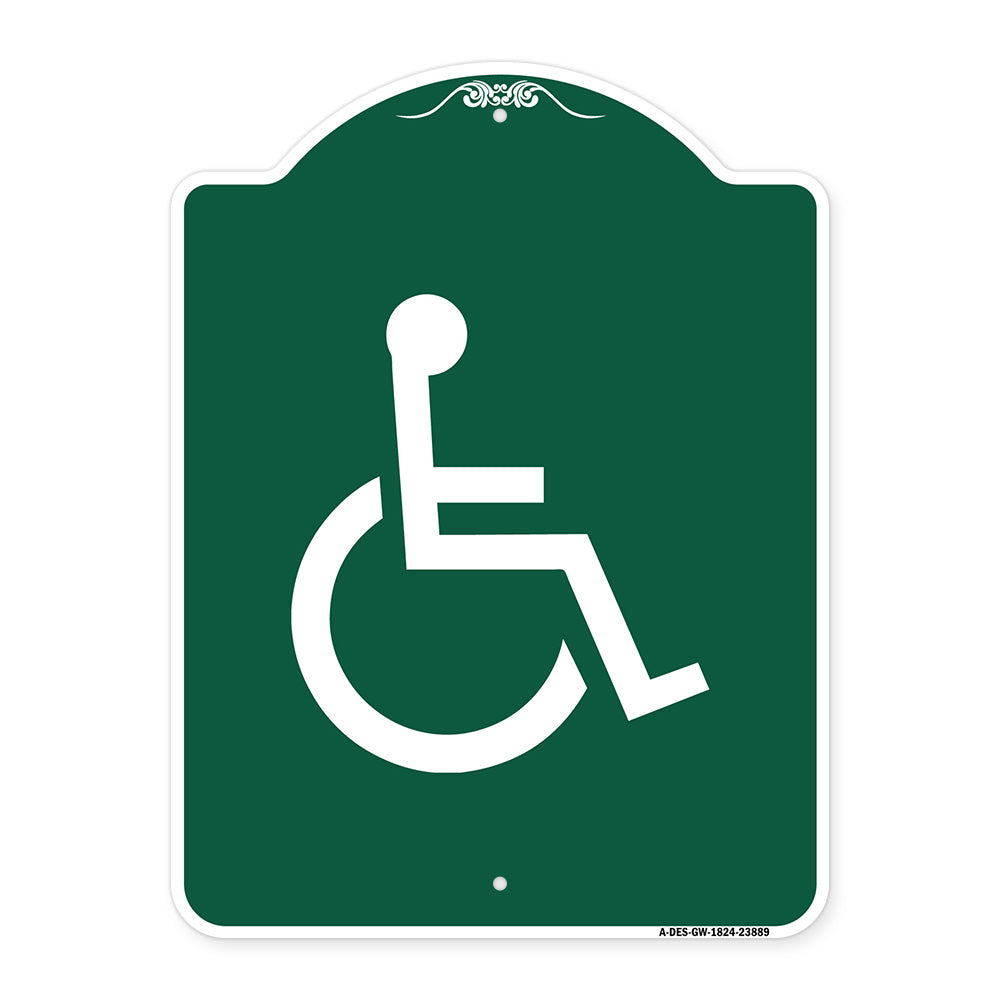 Large Handicapped Symbol