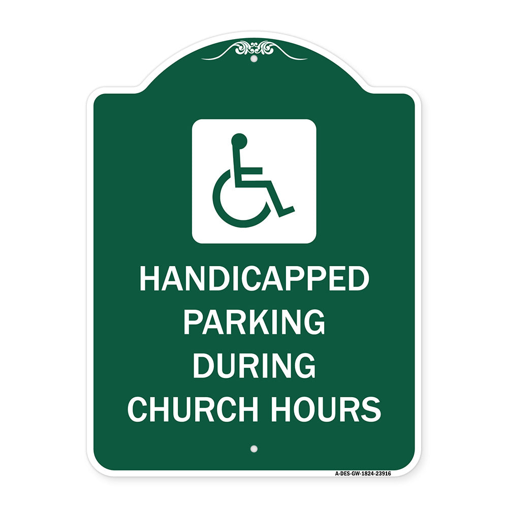 Handicapped Parking During Church Hours (With Graphic)