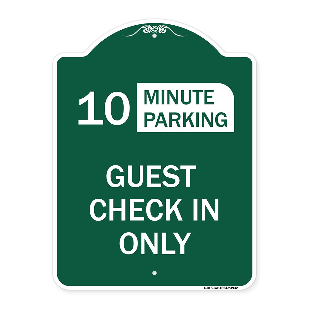 Guest Check in Only (Choose Your Limit) Minute Parking