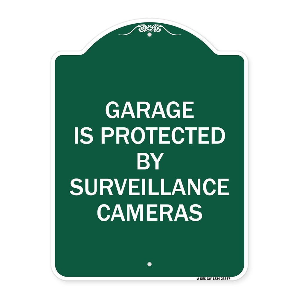 Garage Is Protected by Surveillance Cameras