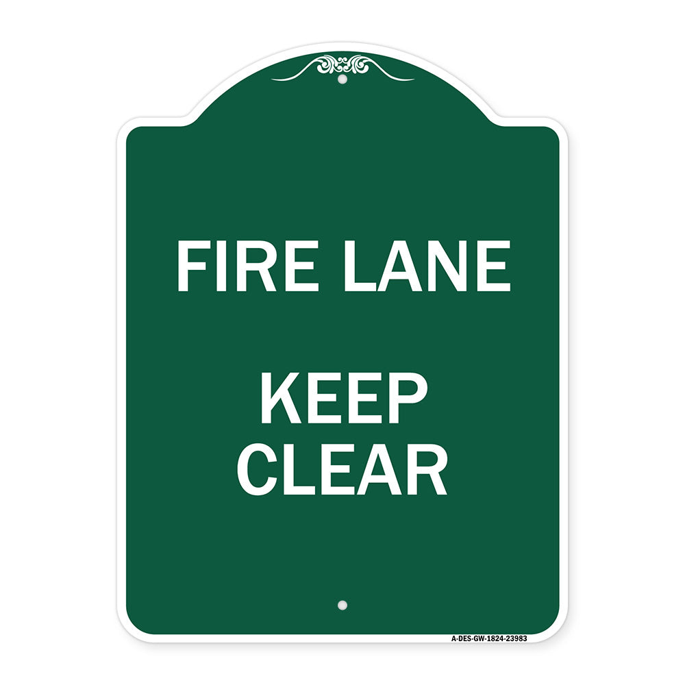 Fire Lane Keep Clear