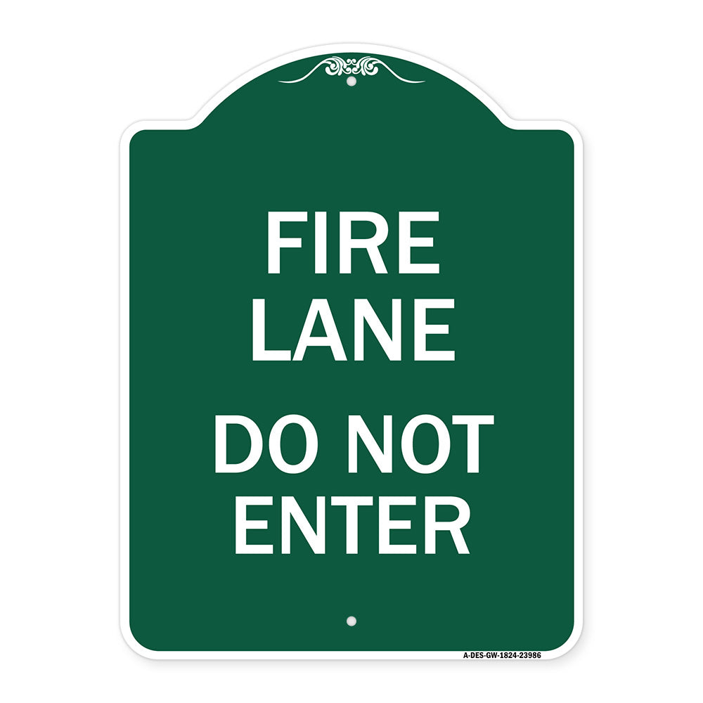 Fire Lane Do Not Enter