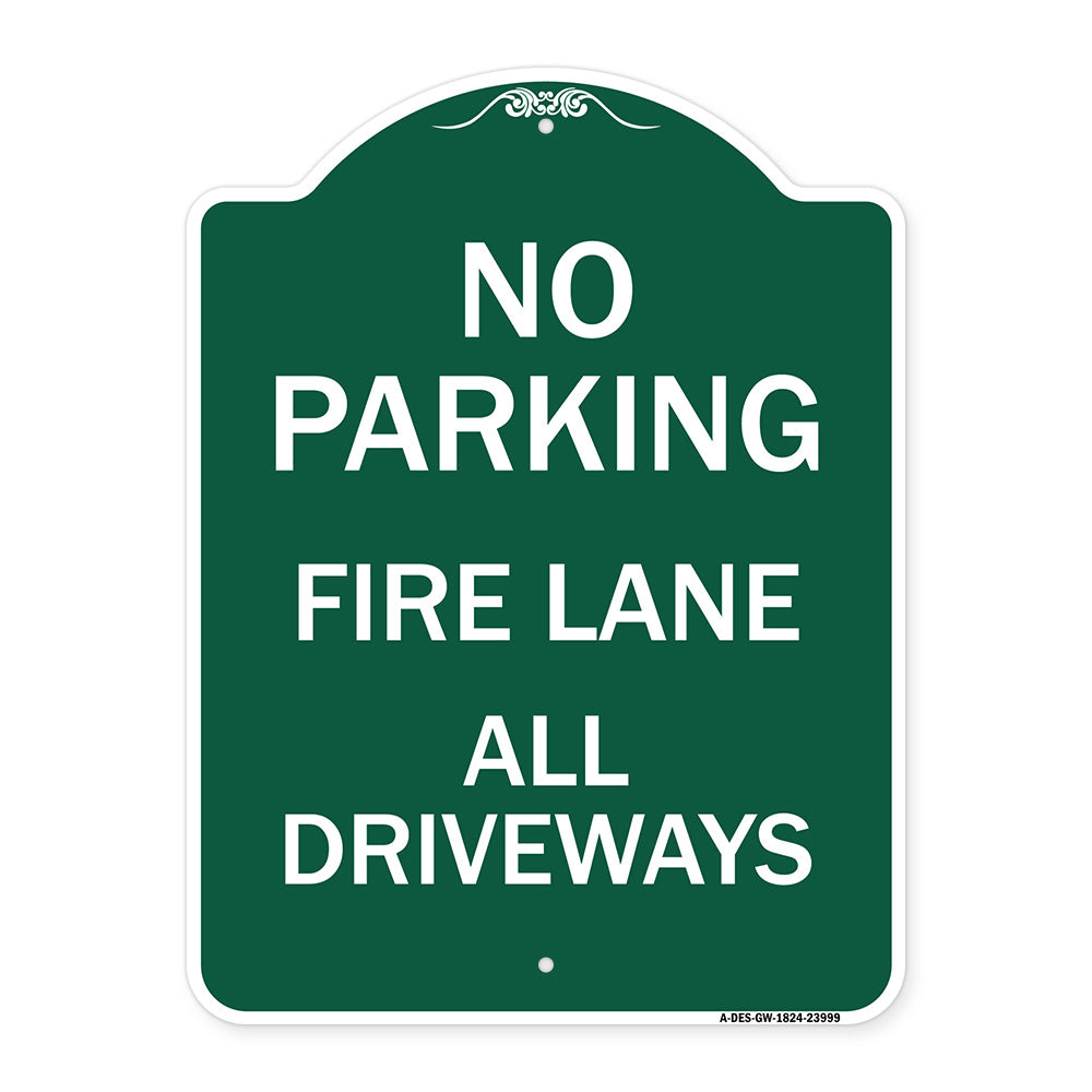 Fire Lane All Driveways