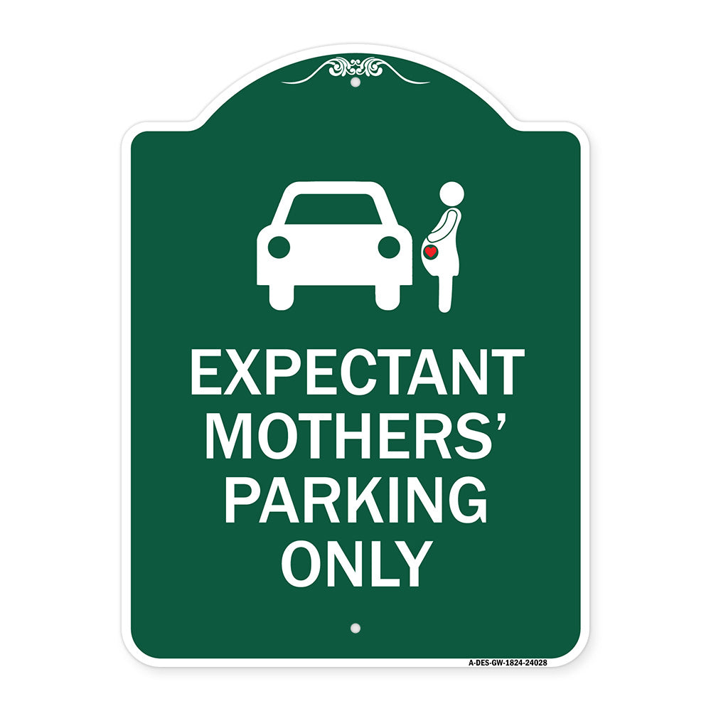 Expectant Mothers' Parking Only (With Graphic)