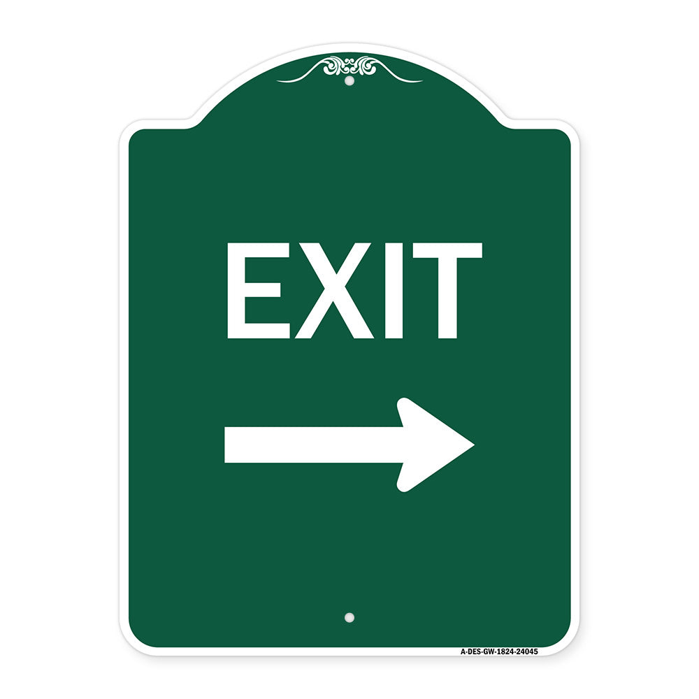 Exit (With Right Arrow) 3