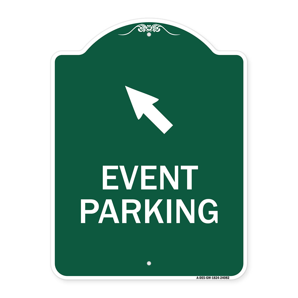 Event Parking (Up Left Arrow Symbol)