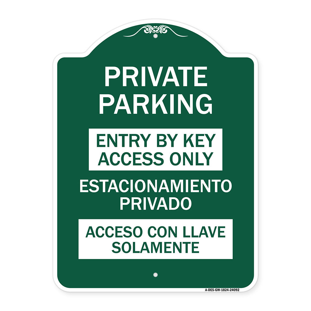 Entry by Key Access Only - Estacionamiento Privado Acceso Con Llave Solamente