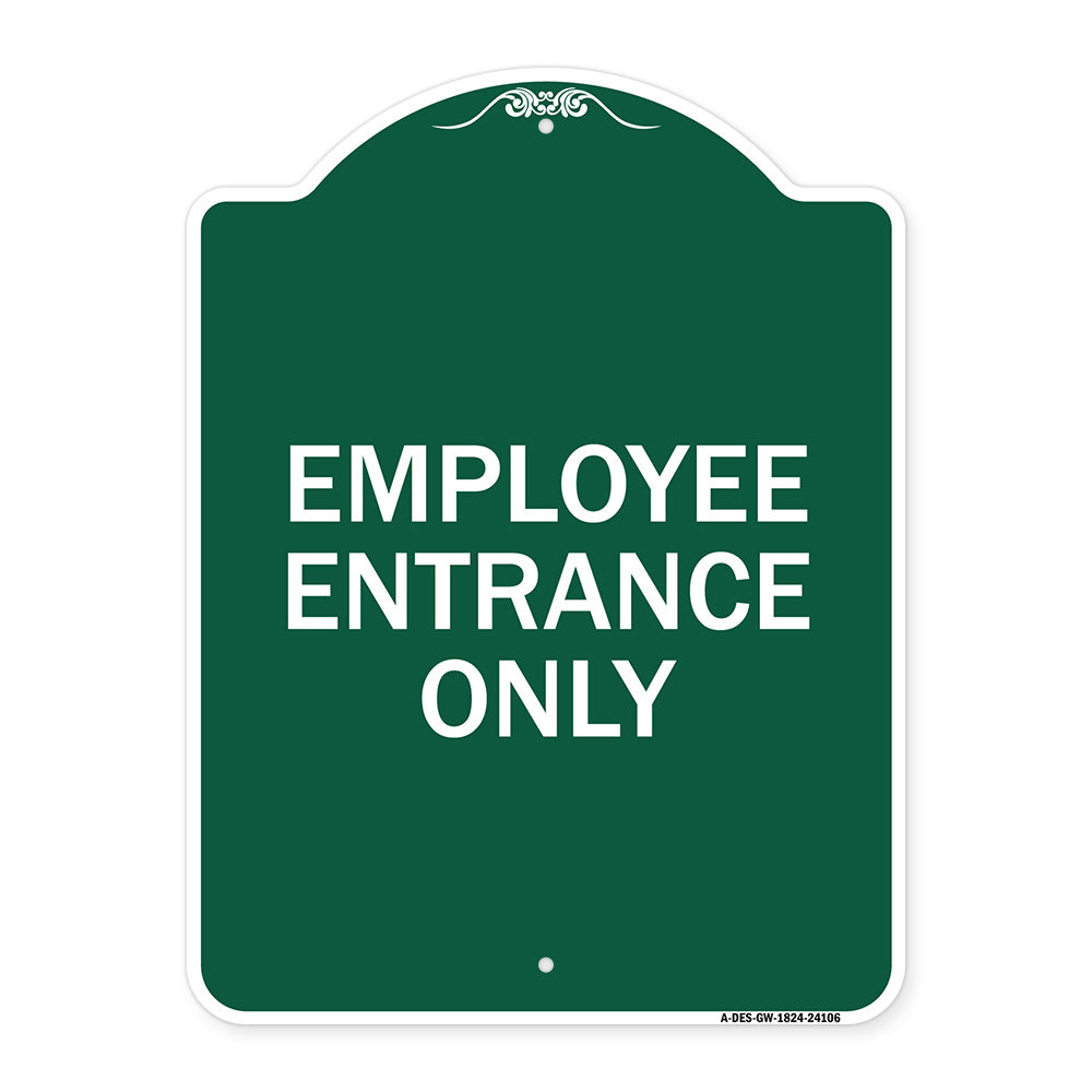 Employee Entrance Only