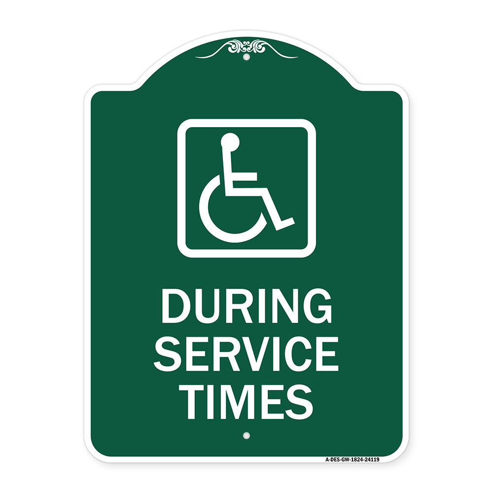 During Service Times (With Graphic)
