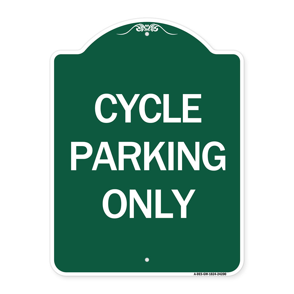 Cycle Parking Only