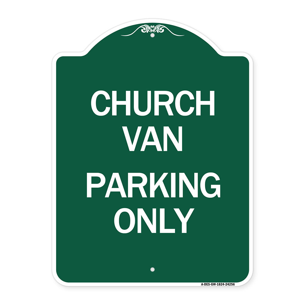 Church Van Parking Only
