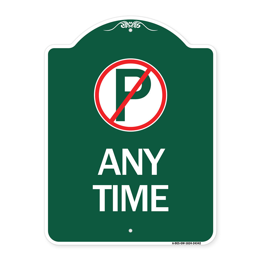 Anytime (No Parking Symbol)