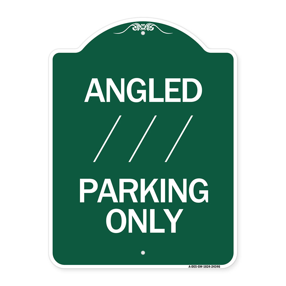 Angle Parking Only (With Bidirectional Arrow) 1
