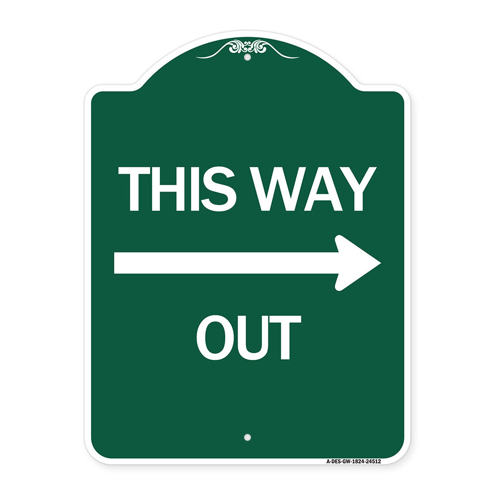 This Way Out (Right Arrow)