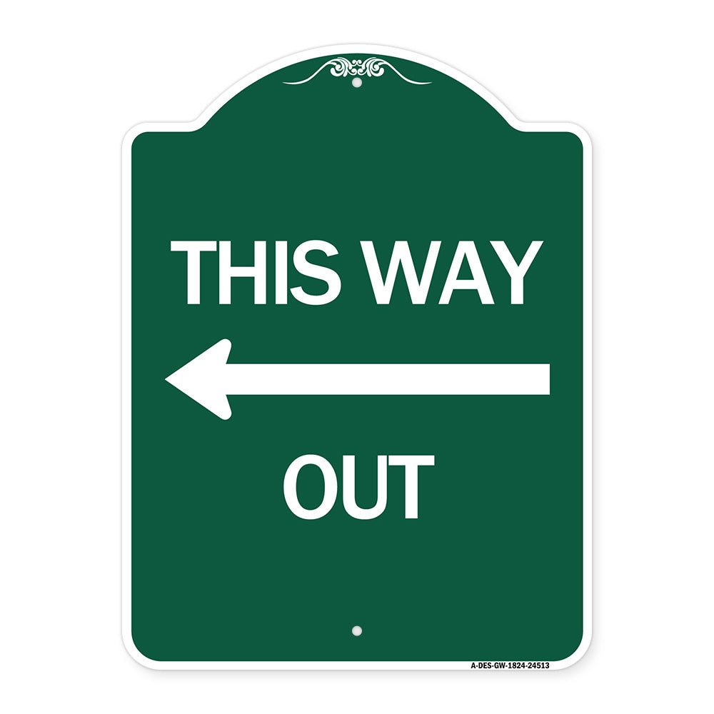 This Way Out (Left Arrow)