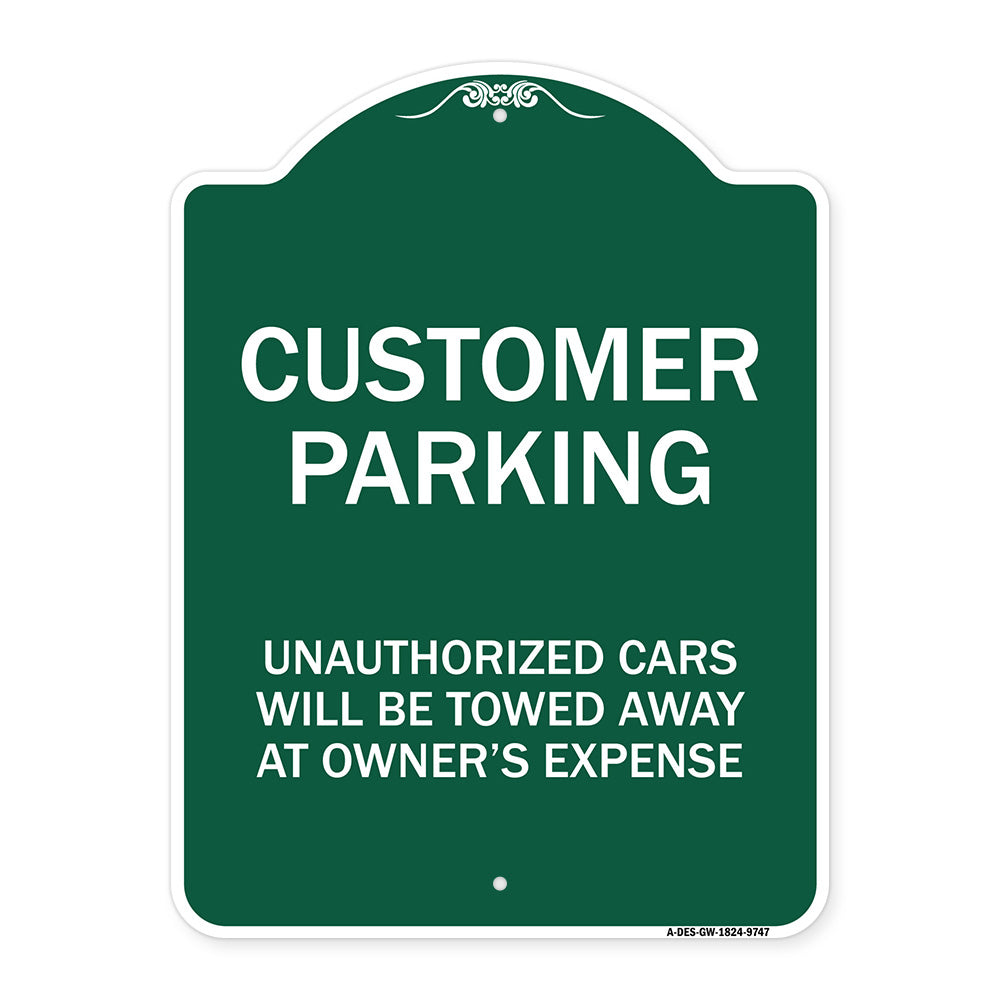 Unauthorized Cars Will Be Towed Away At Owner's Expense