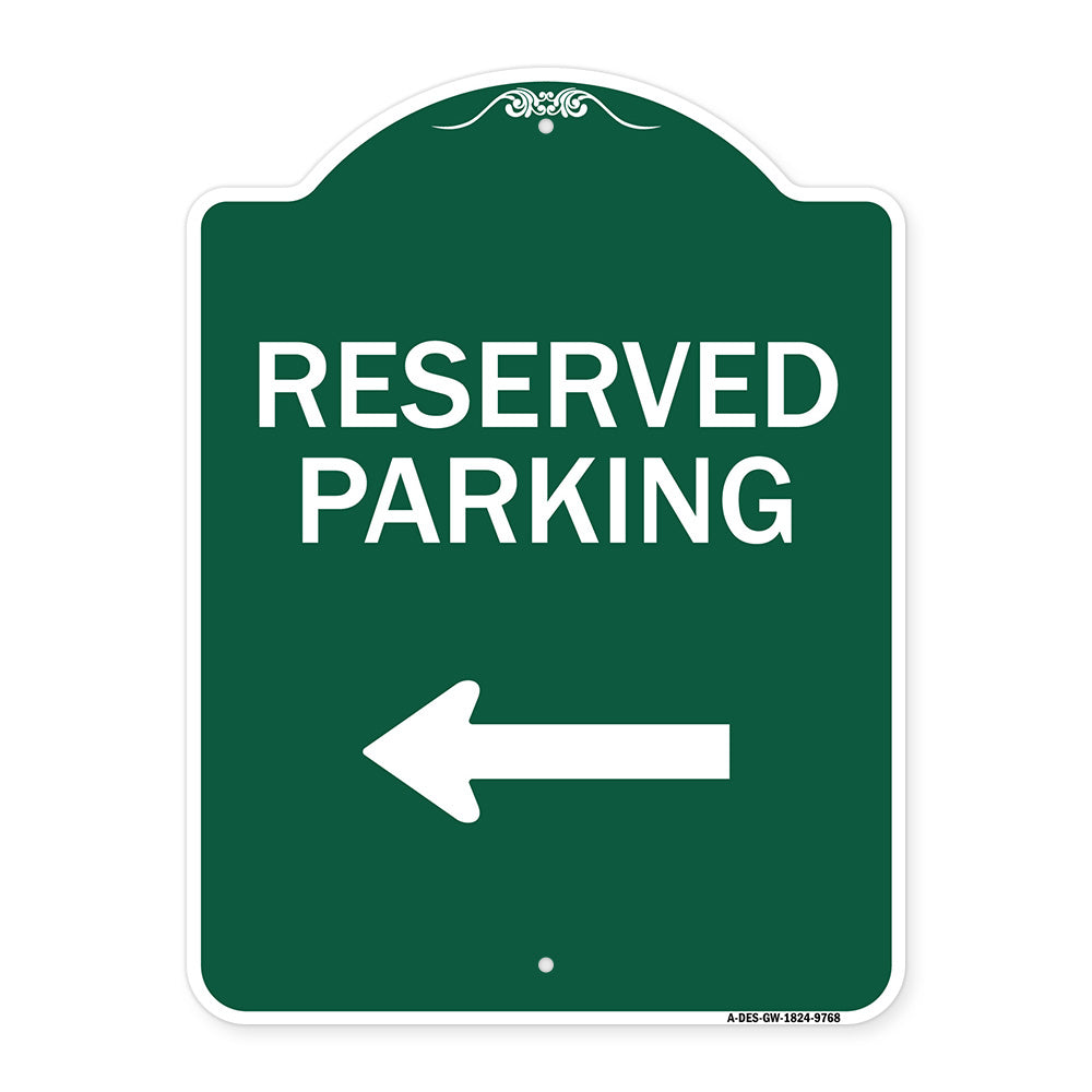 Reserved Parking Left