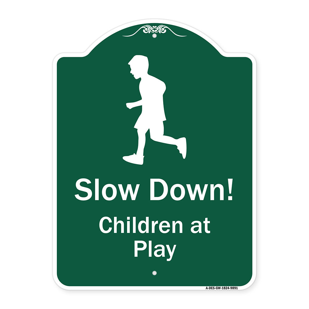 Slow Down, Children At Play