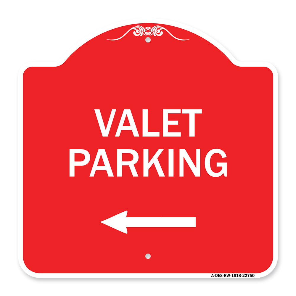 Valet Parking with Left Arrow