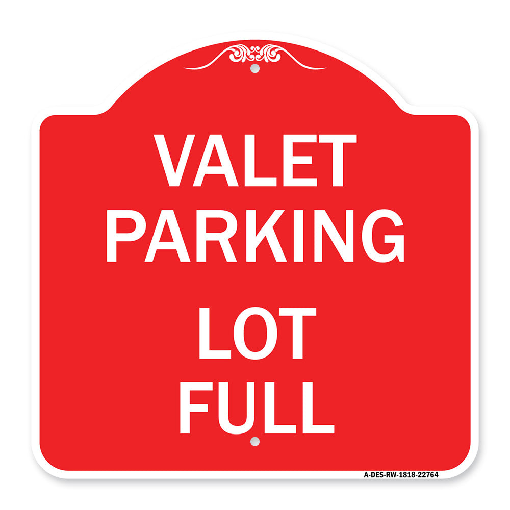 Valet Parking Lot Full
