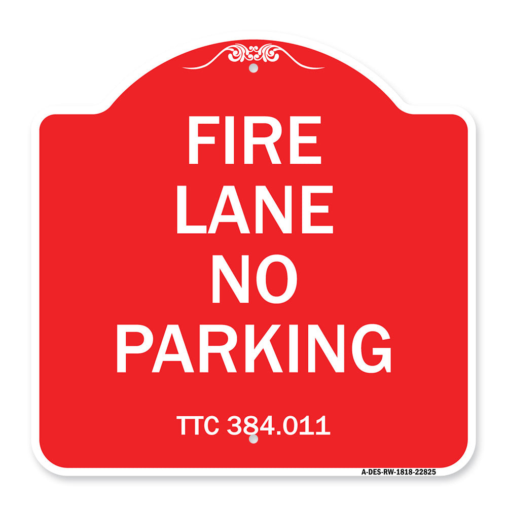 Texas Fire Lane No Parking