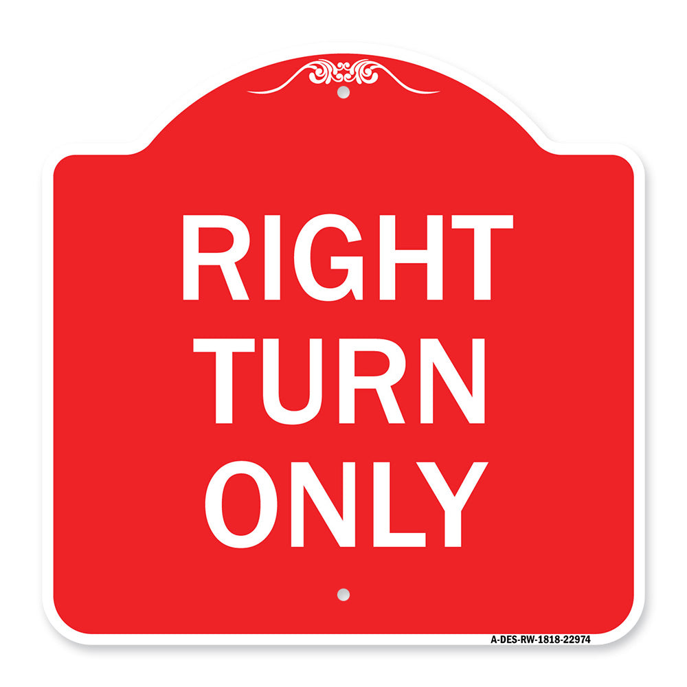 Right Turn Only