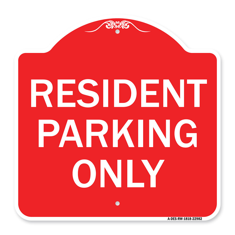 Resident Parking Only