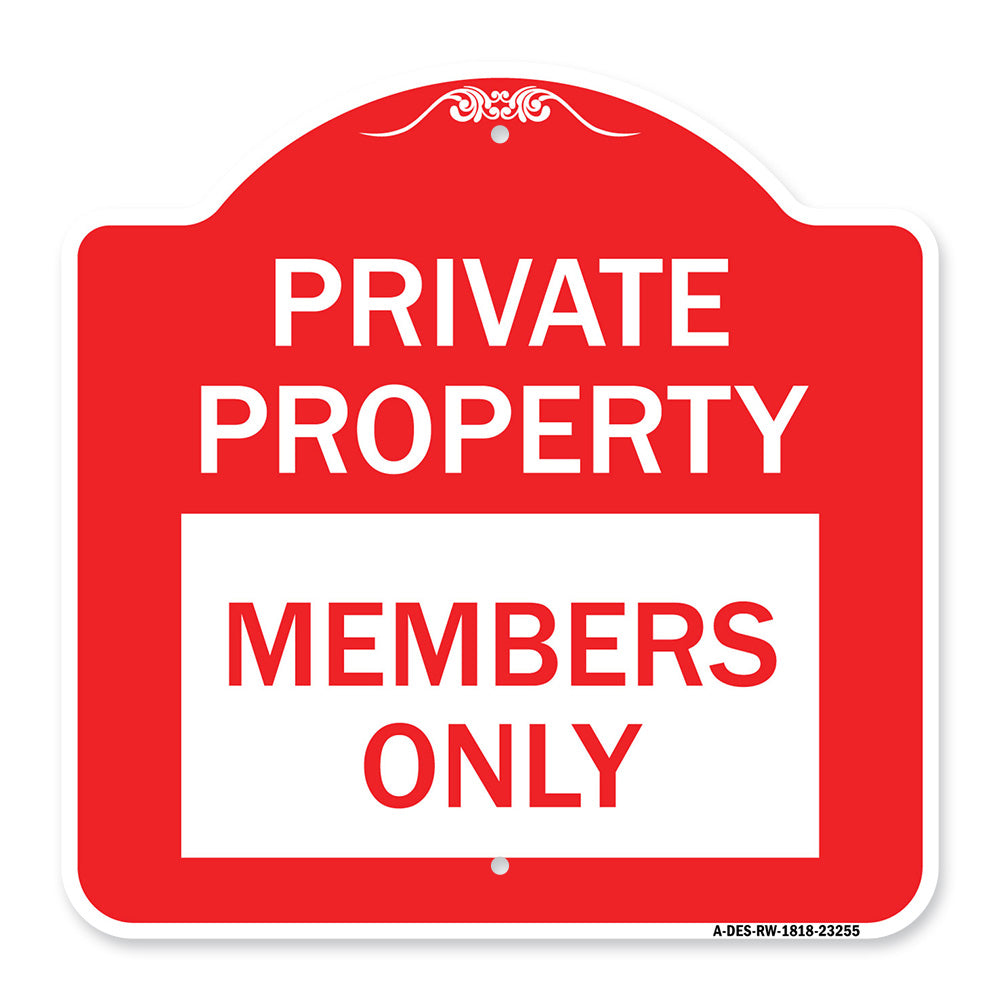 Private Parking Members Only