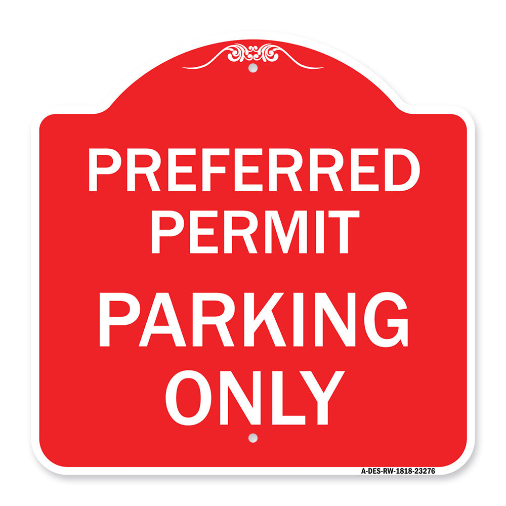 Preferred Permit Parking Only