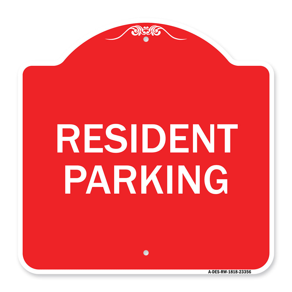 Parking Sign Resident Parking
