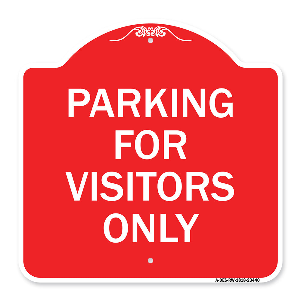 Parking for Visitors Only