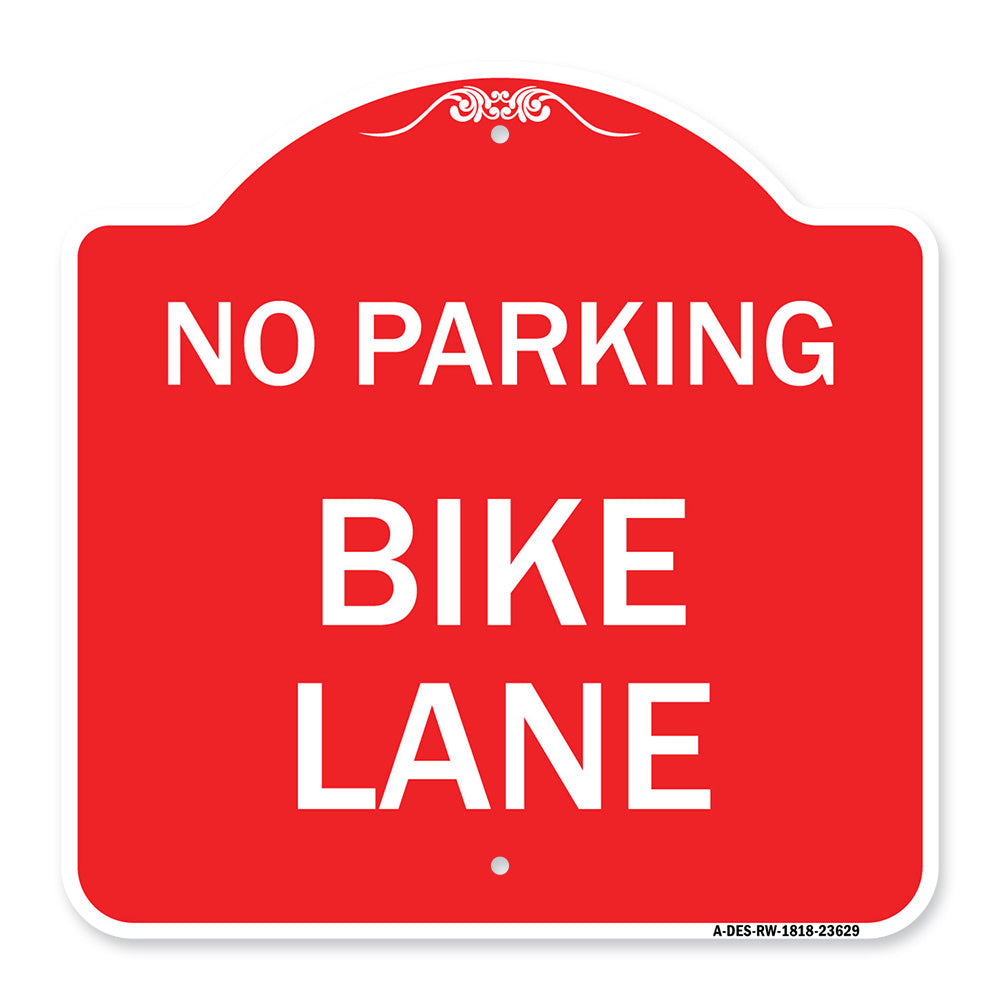 No Parking Bike Lane