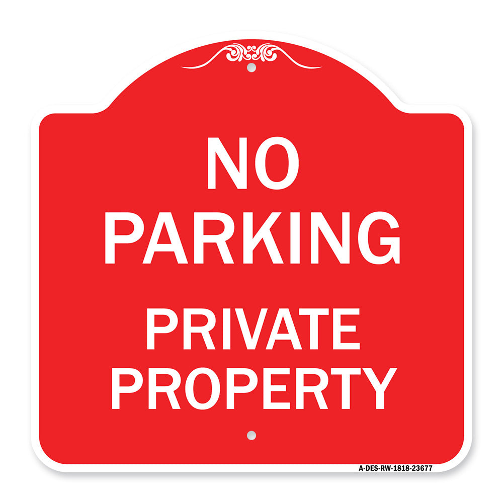 No Parking Private Property