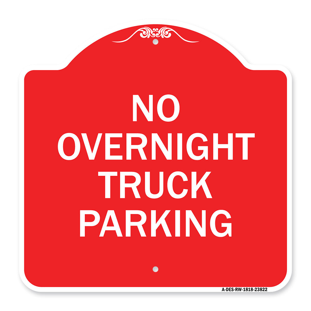No Overnight Truck Parking