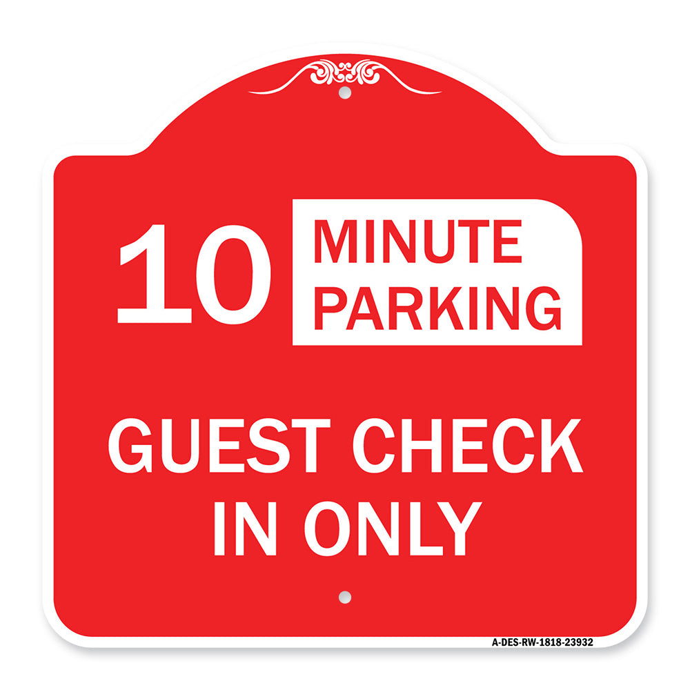 Guest Check in Only (Choose Your Limit) Minute Parking