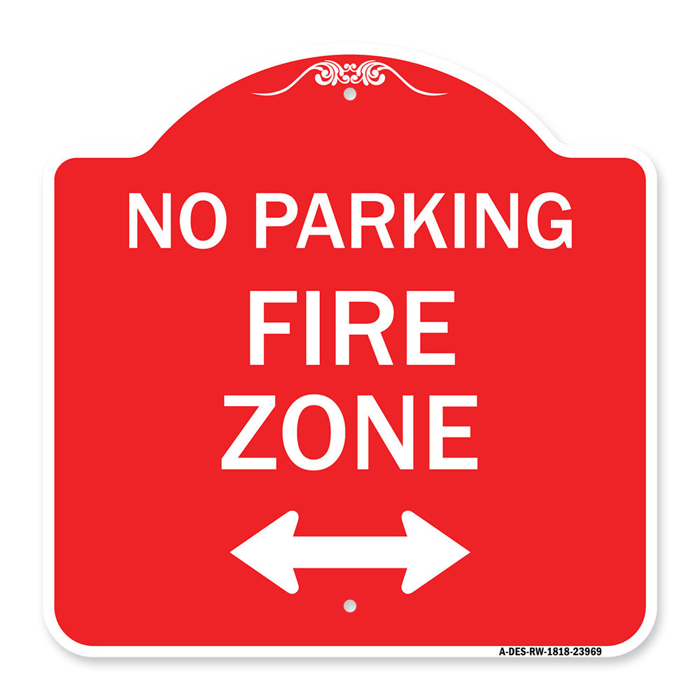 Fire Zone with Bidirectional Arrow
