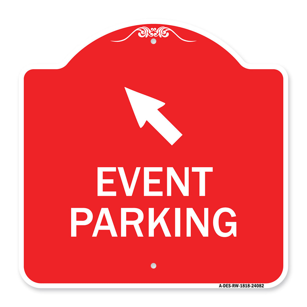 Event Parking (Up Left Arrow Symbol)