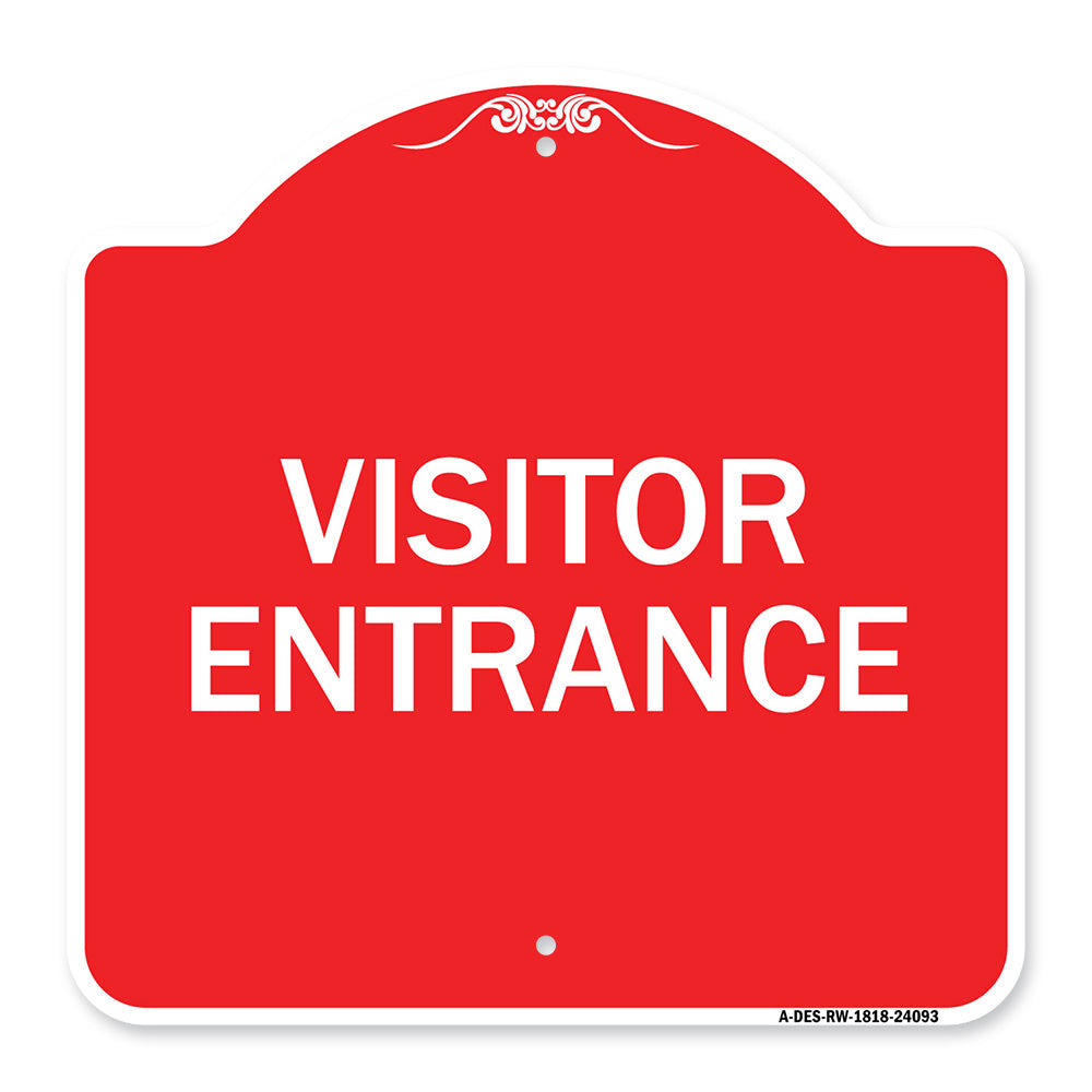 Entrance Sign Visitor Entrance