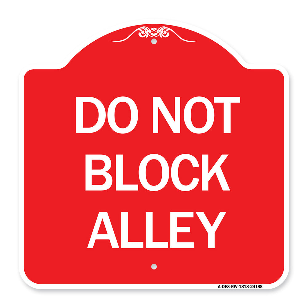 Do Not Block Alley