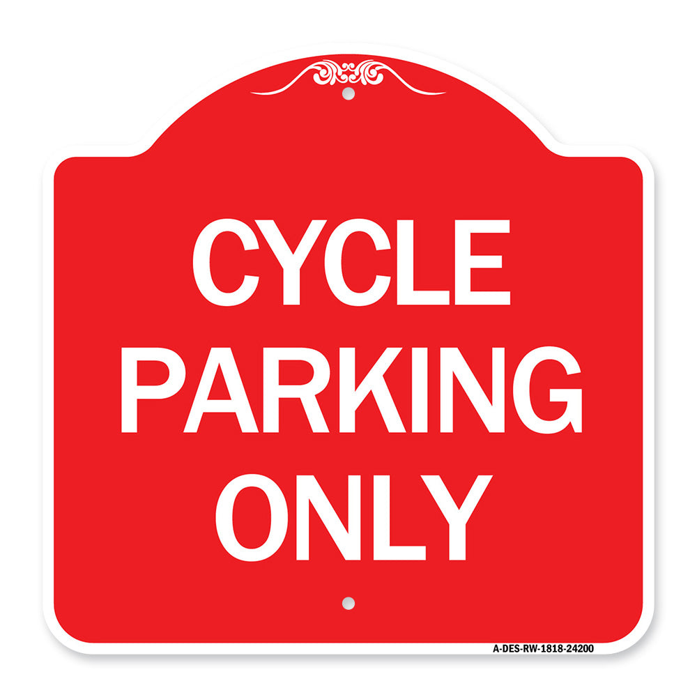 Cycle Parking Only