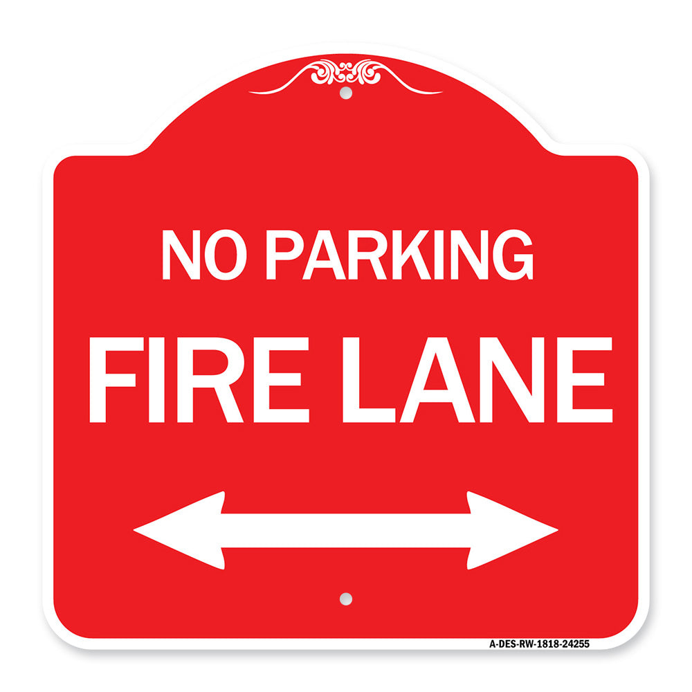 Colorado Fire Lane (With Bidirectional Arrow)