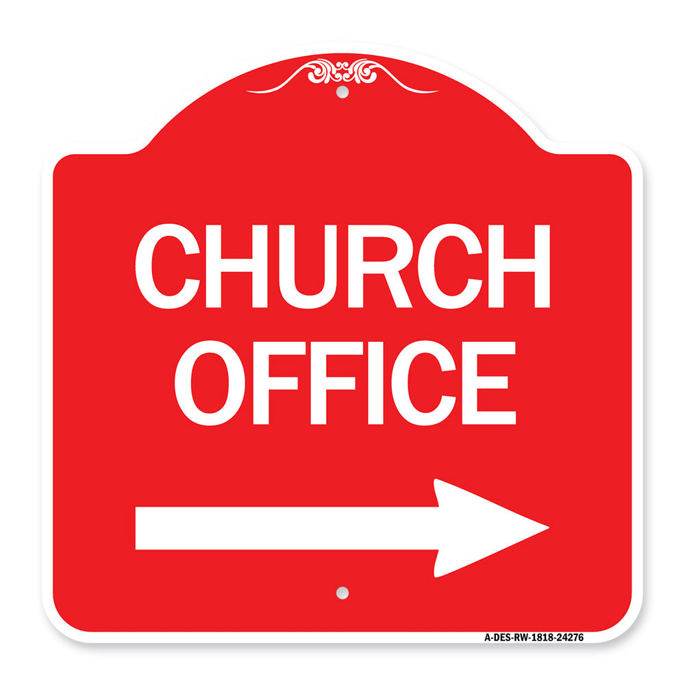 Church Office (With Right Arrow)