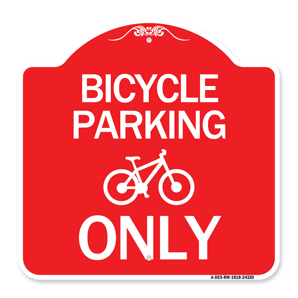 Bicycle Parking Only (With Graphic)