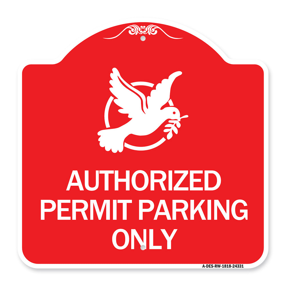 Authorized Church Parking Only (With Graphic)