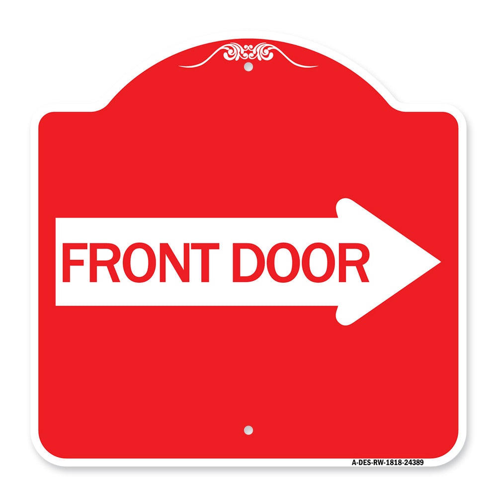 Front Door (With Right Arrow)