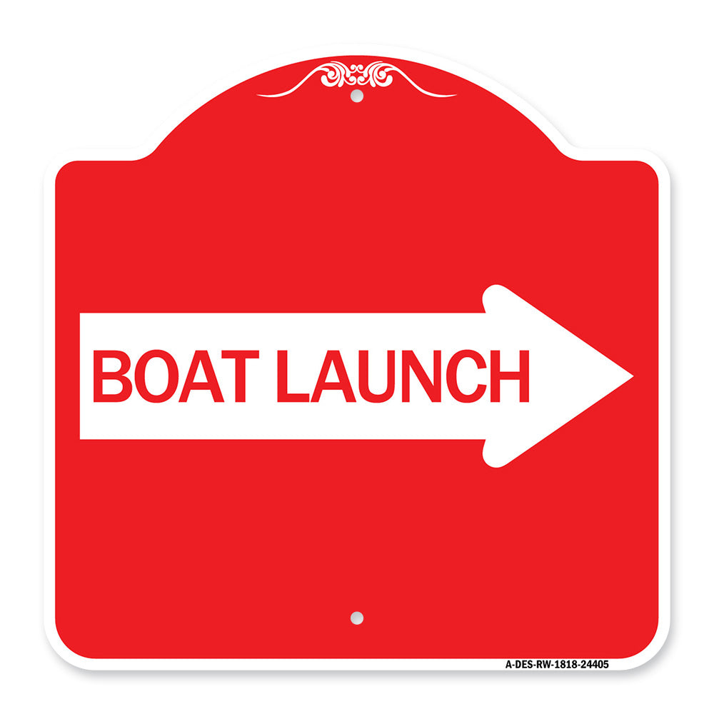 Boat Launch (With Right Arrow)