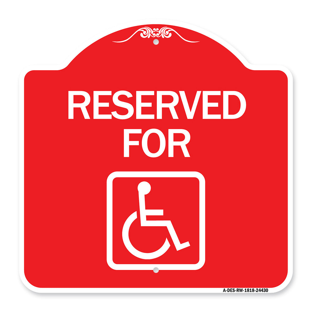 Reserved for (With Accessible Symbol)