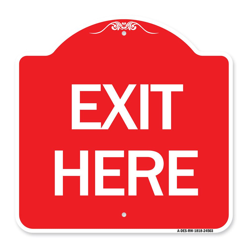 Exit Here