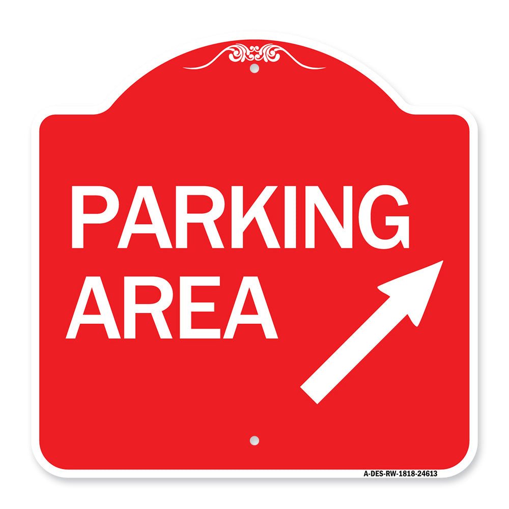Parking Area (Up Right Arrow Symbol)